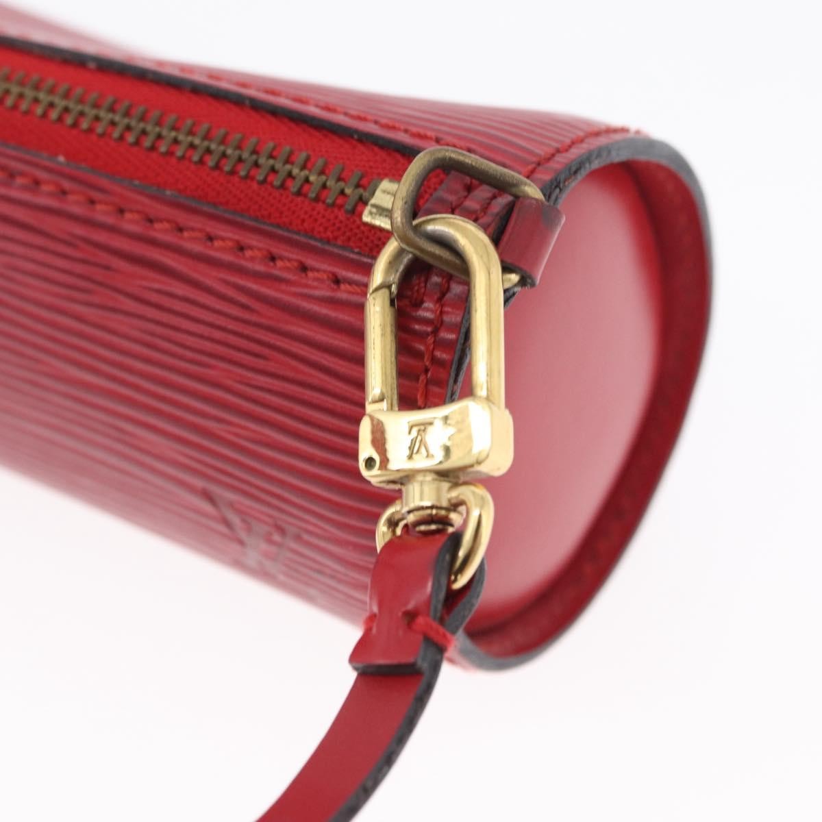 Louis Vuitton Soufflot Pochette Epi Leather, Red, Leather, Clutch