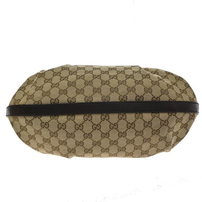 Gucci Scarlett GG Canvas with Leather, Brown, Canvas, Tote Bag