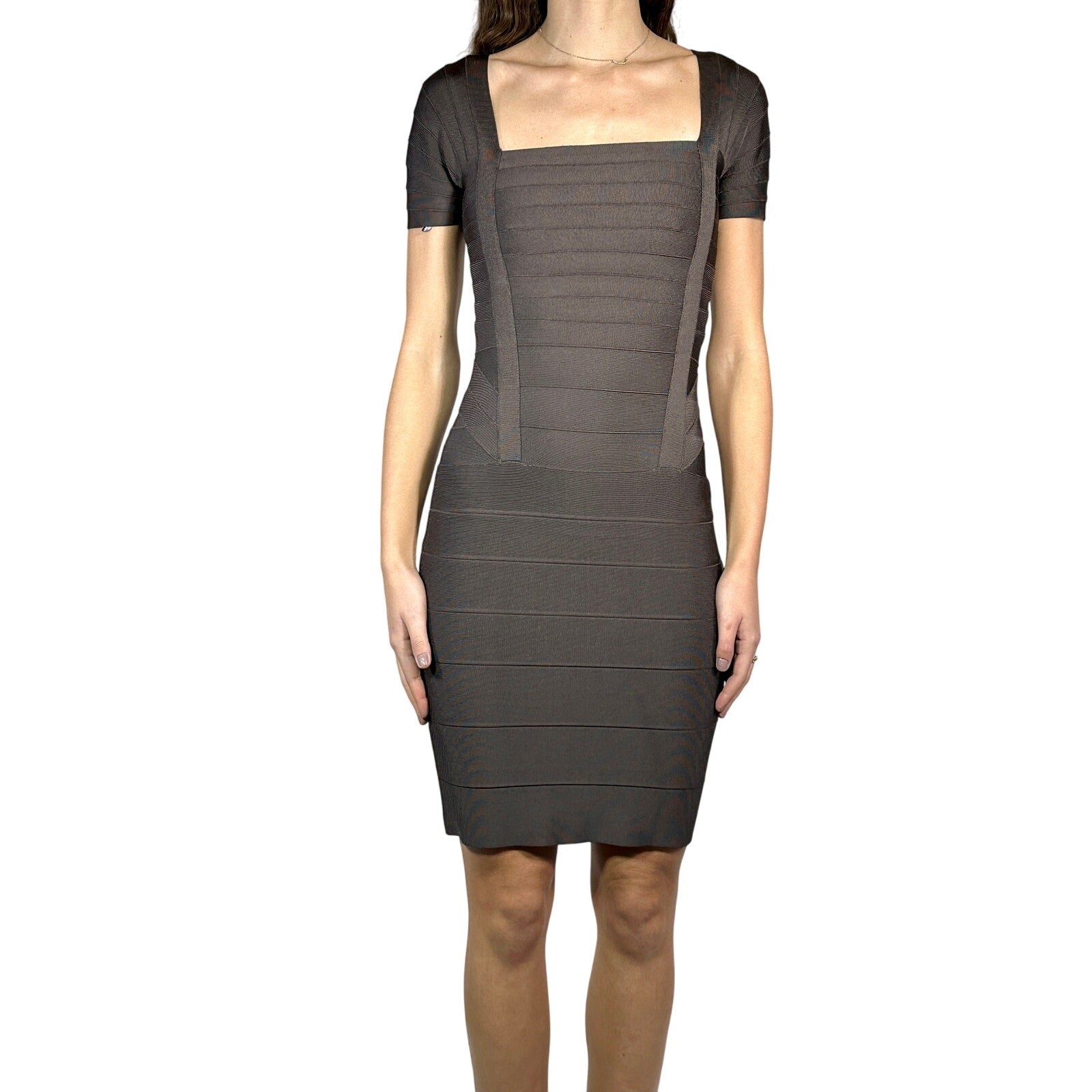 ARMANI JEANS Studded Denim Mini Dress