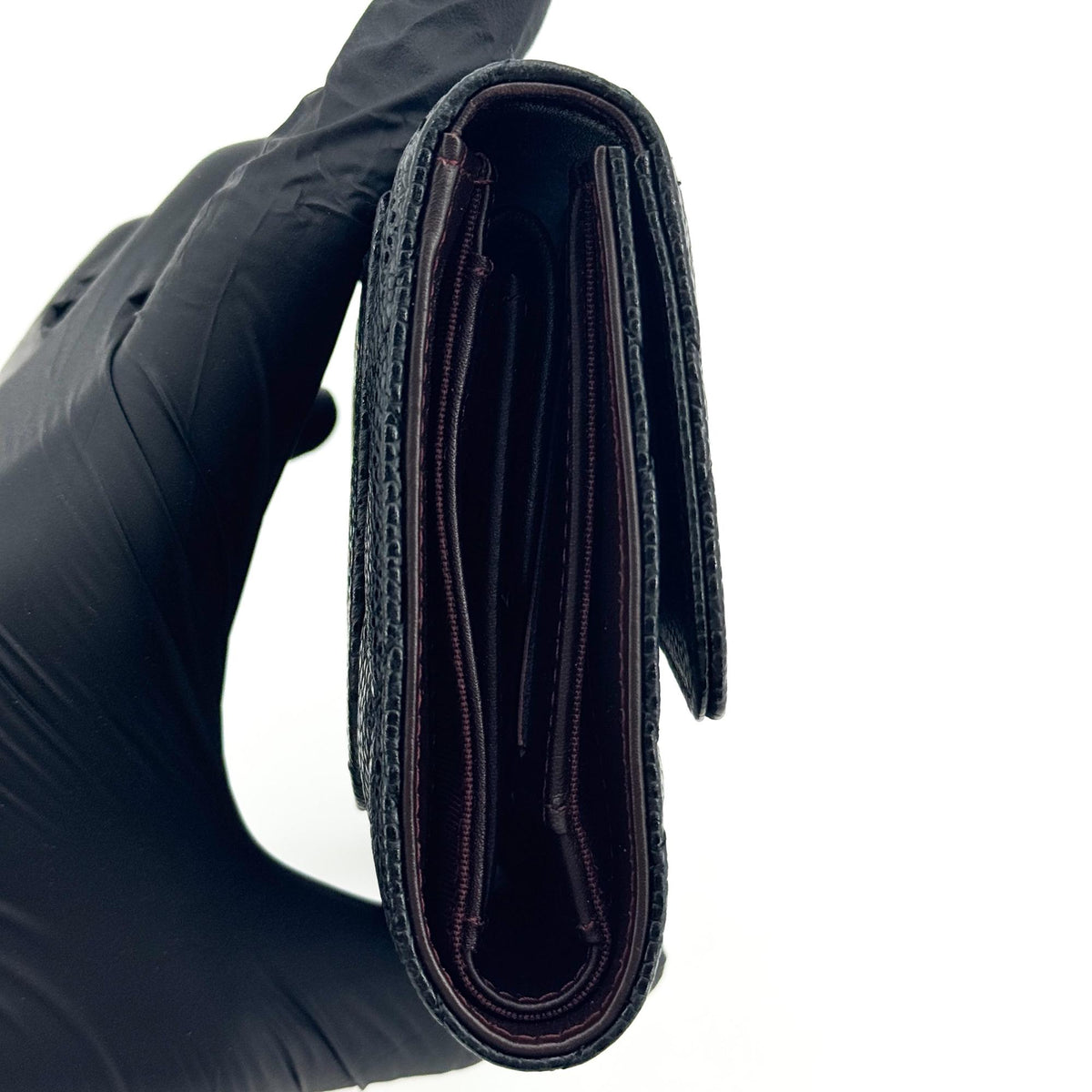 Chanel Timeless Long Wallet Lambskin, Black, Leather, Wallet
