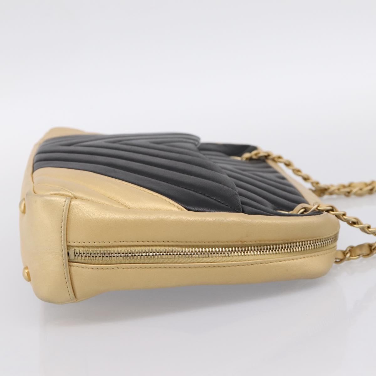 Chanel Camera Chevron Lambskin, Beige, Leather, Shoulder Bag
