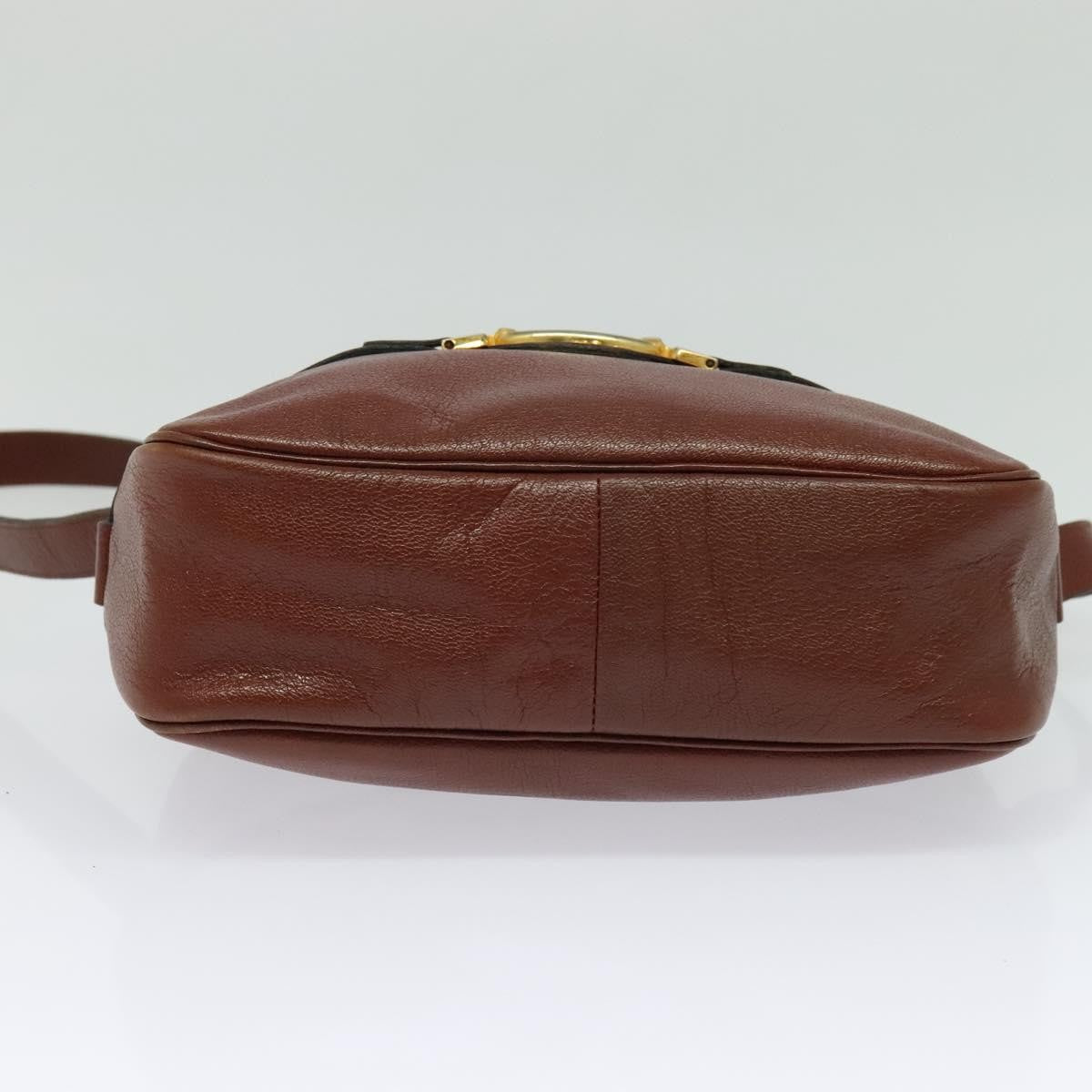 Christian Dior Vintage Leather, Brown, Leather, Shoulder Bag