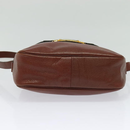 Christian Dior Vintage Leather, Brown, Leather, Shoulder Bag