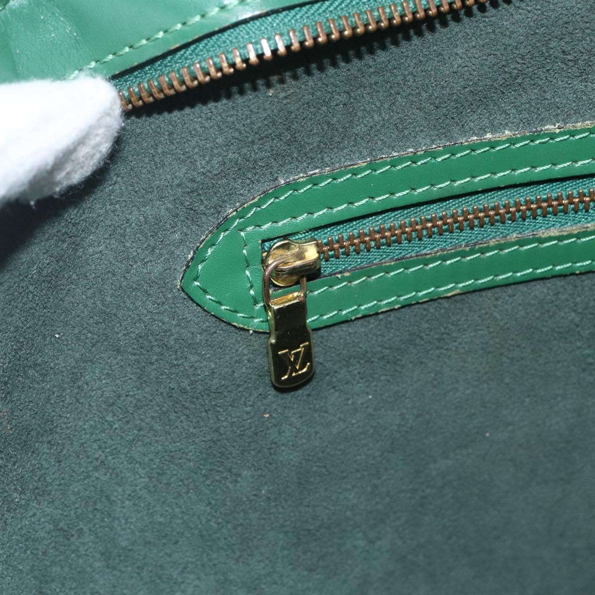 Louis Vuitton Saint Jacques Handbag Epi Leather, GREEN, LEATHER, Shoulder bag