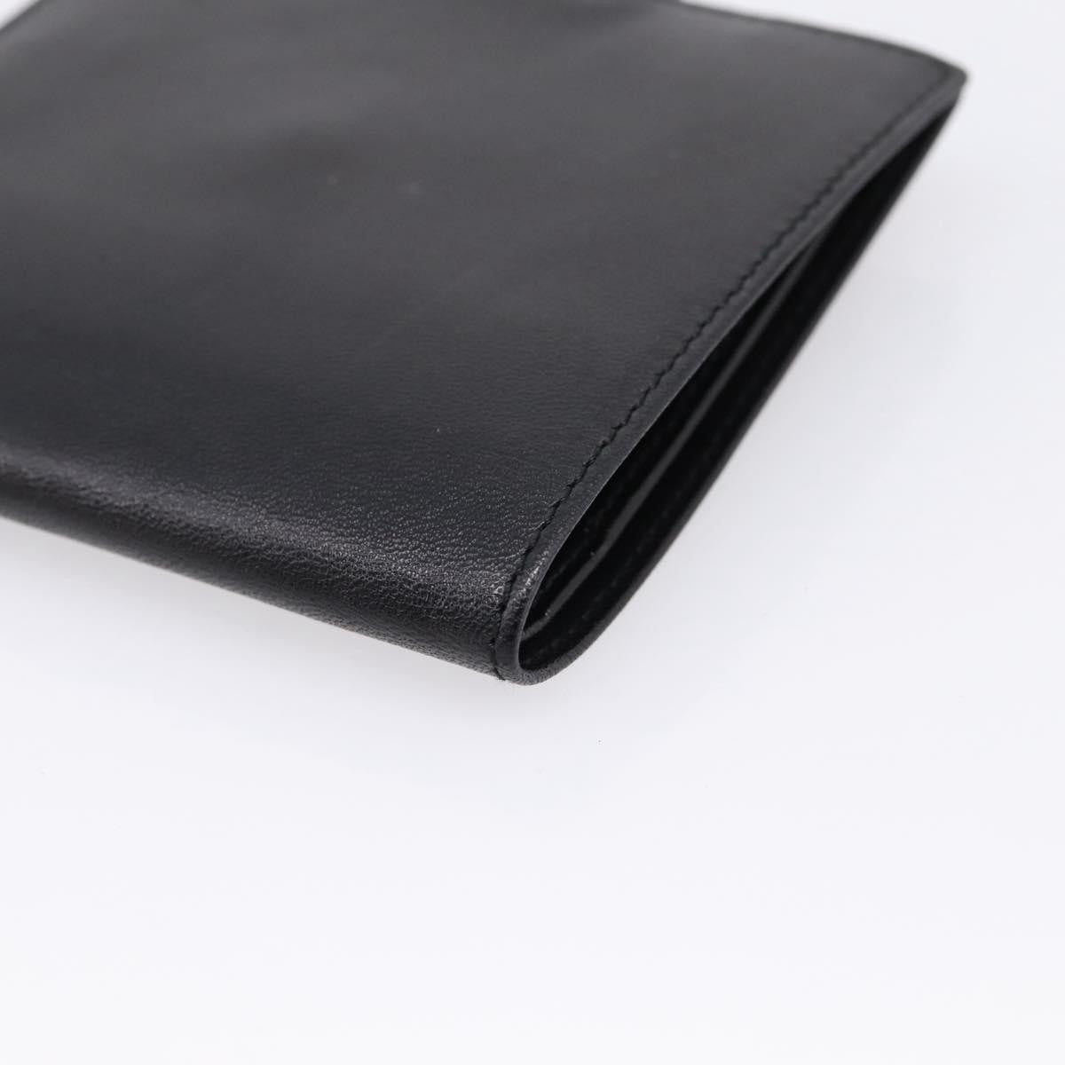 Christian Dior Bifold Card Holder Leather, Black, Leather, Card Holder