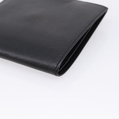 Christian Dior Bifold Card Holder Leather, Black, Leather, Card Holder