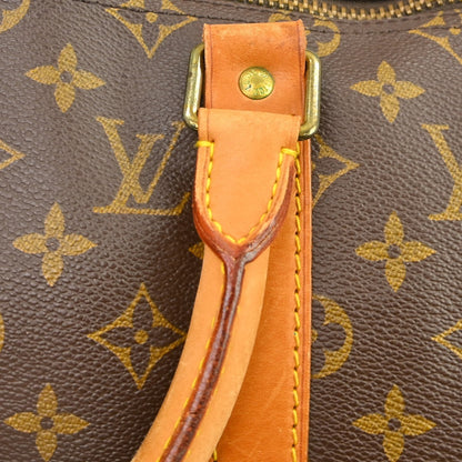 Louis Vuitton Keepall Monogram, Brown, Canvas, Travel Bag