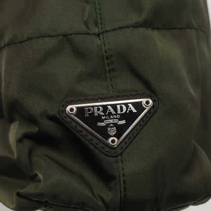 Prada Vintage Tessuto, Khaki, Nylon, Shoulder Bag