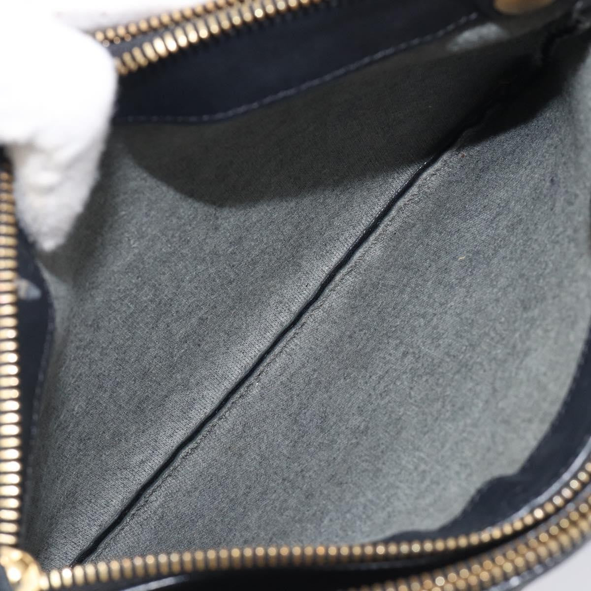 Celine Trio Leather, Black, Leather, Crossbody Bag
