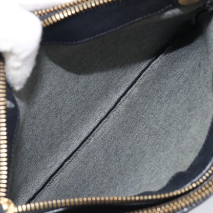 Celine Trio Leather, Black, Leather, Crossbody Bag