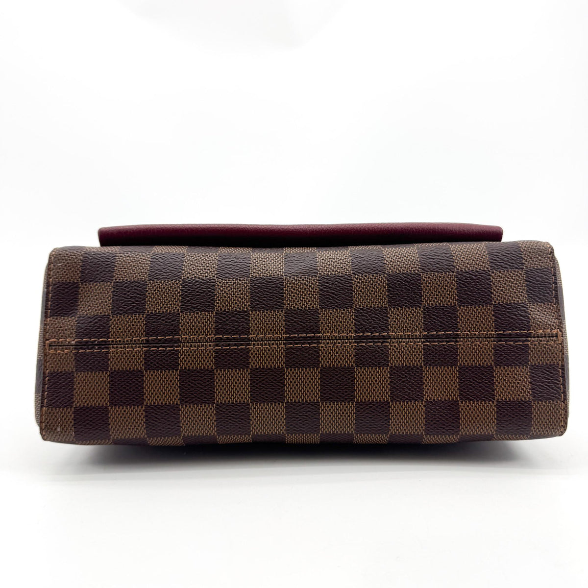 Louis Vuitton Vavin Damier with Leather, Brown, Canvas, Tote Bag