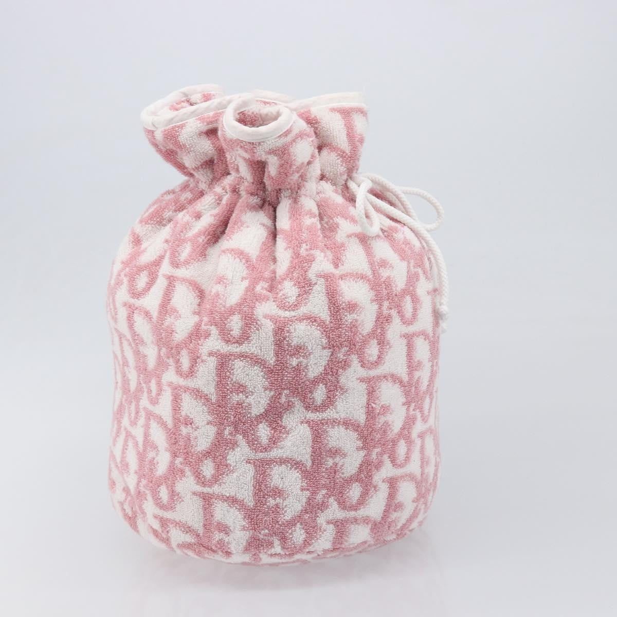 Christian Dior Trotter Clutch Trotter Canvas, Pink, Canvas, Clutch