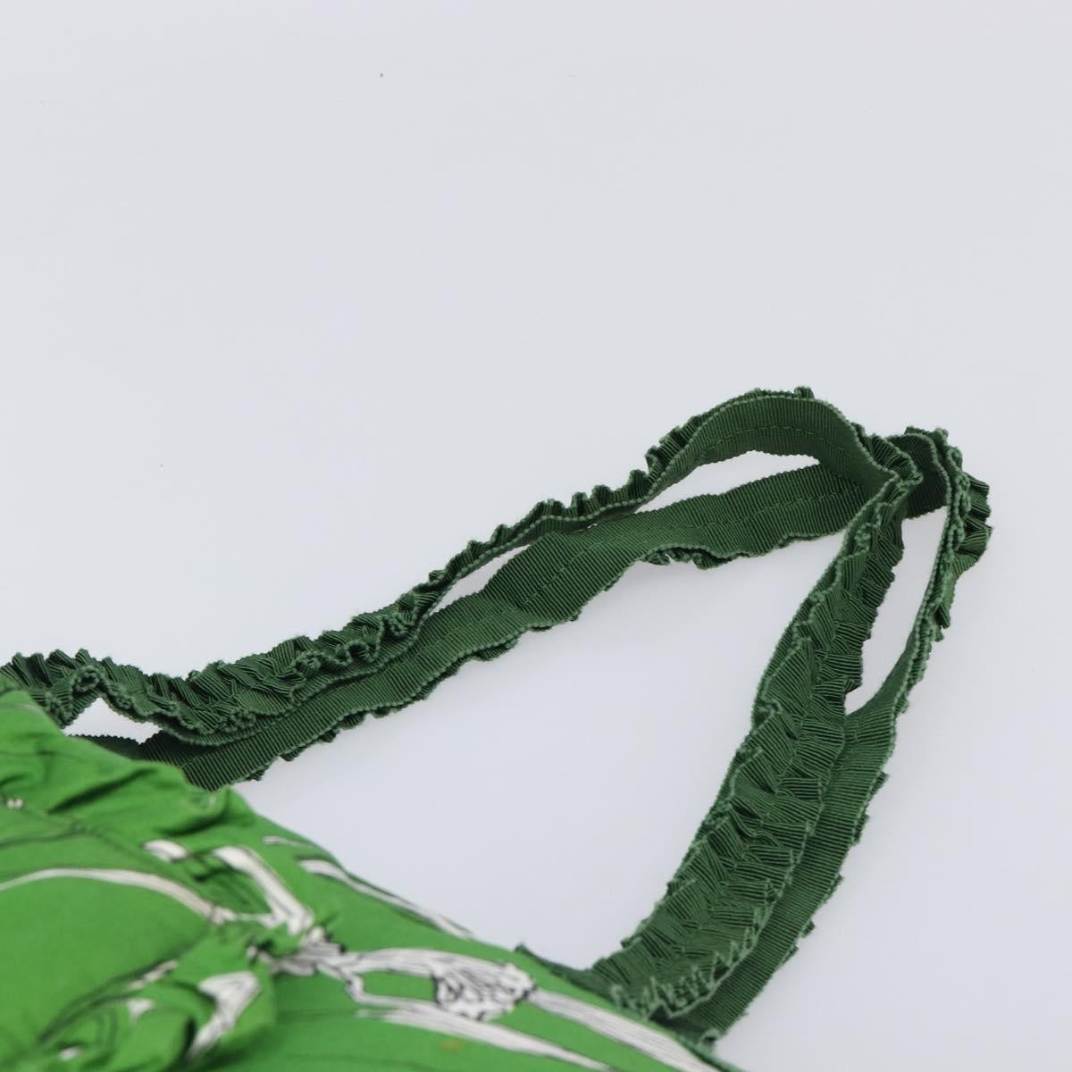 Miu Miu Vintage Nylon, Green, Nylon, Handbag