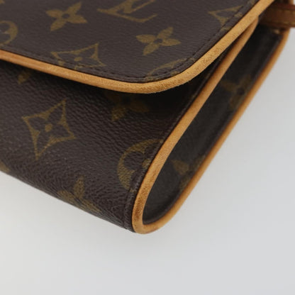 Louis Vuitton Twin Monogram Canvas, Brown, Canvas, Clutch