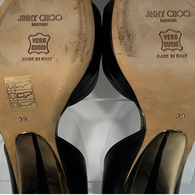 Jimmy Choo Open Toe Pumps
