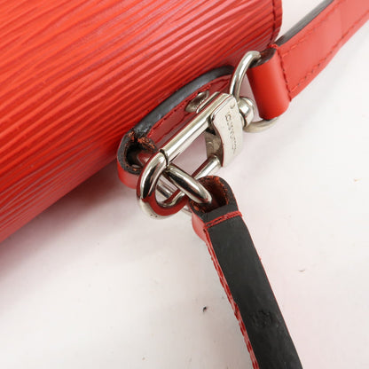 Louis Vuitton Cluny Top Handle Epi Leather, Red, Leather, Handbag
