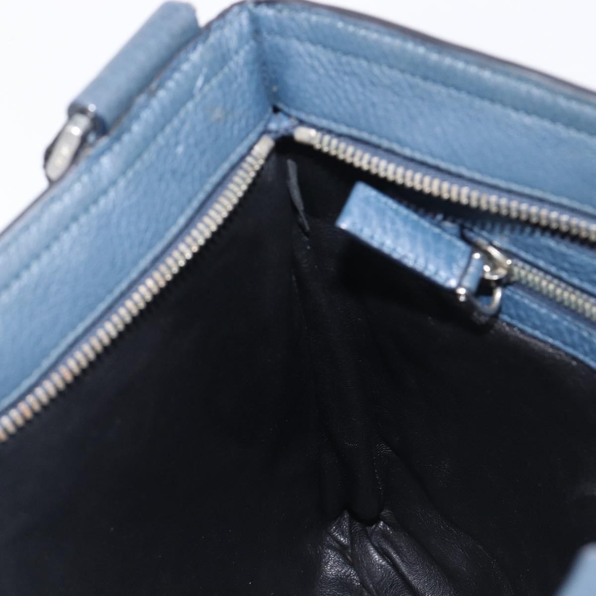 Prada Messenger Saffiano Leather, Navy, Leather, Handbag
