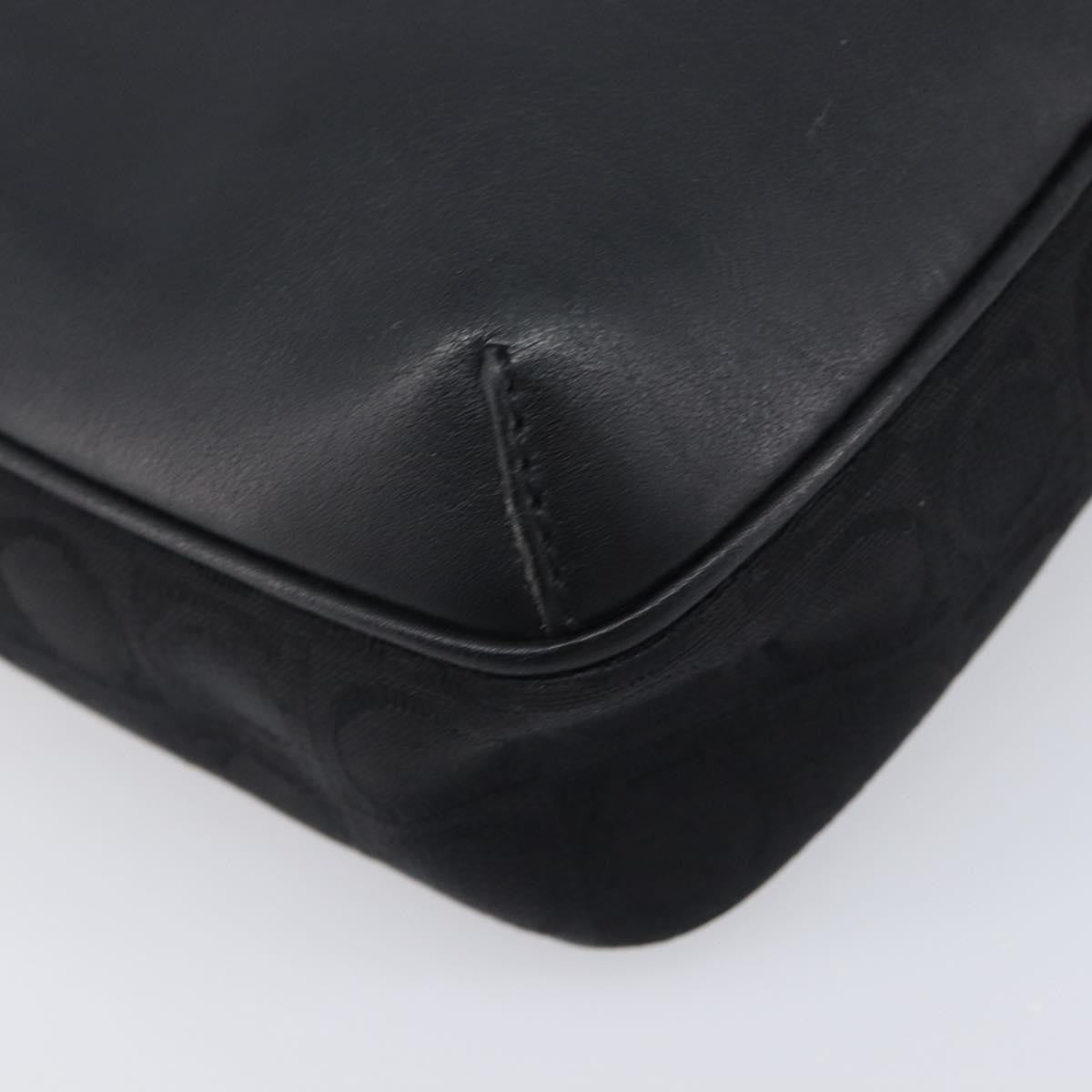 Salvatore Ferragamo Vintage Canvas, Black, Canvas, Shoulder Bag