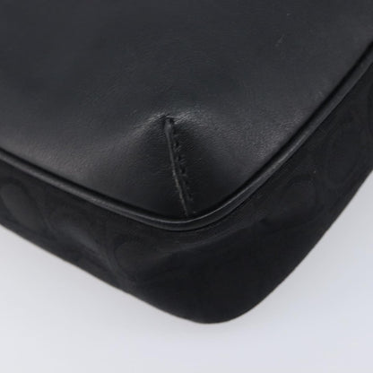Salvatore Ferragamo Vintage Canvas, Black, Canvas, Shoulder Bag