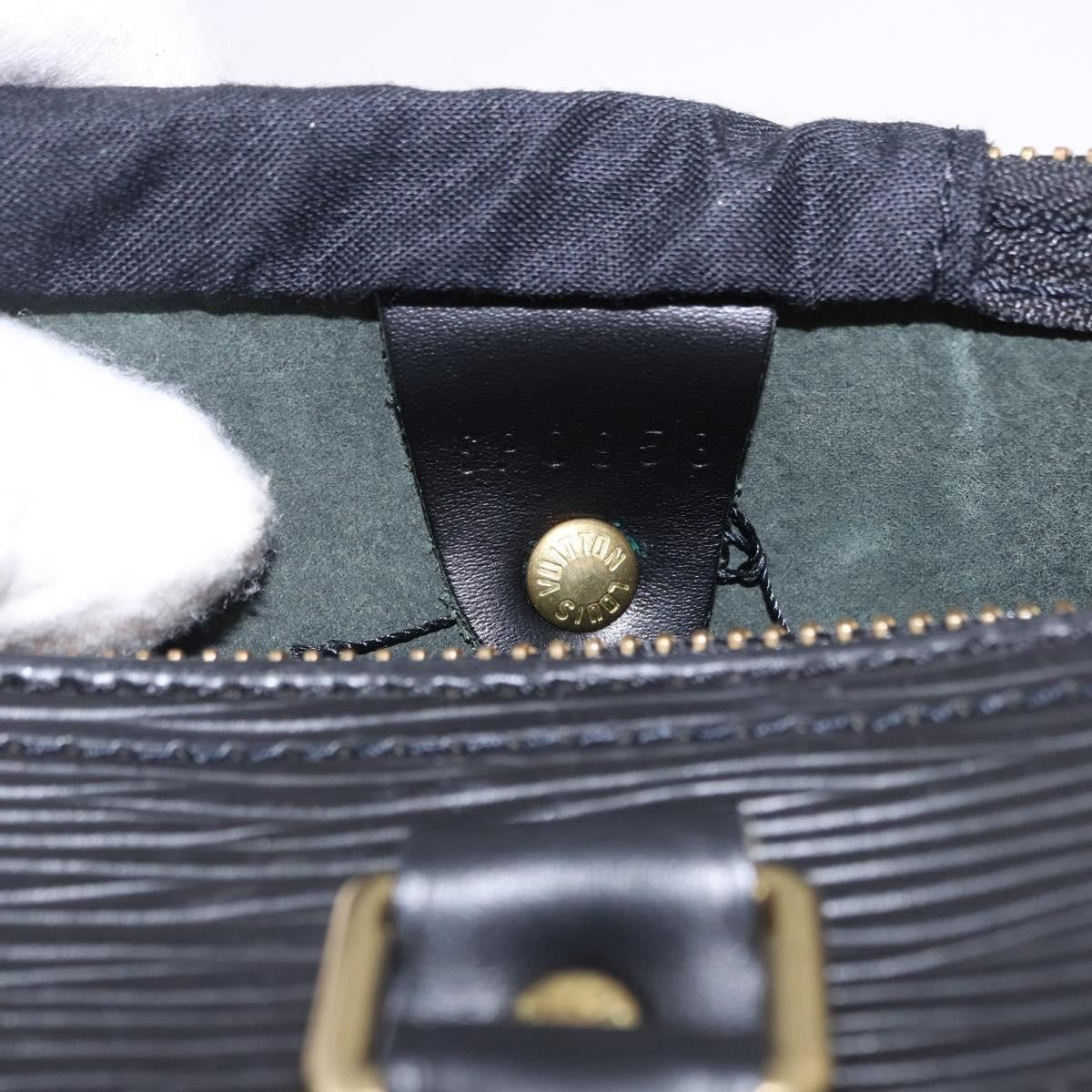 Louis Vuitton Speedy Epi Leather, Black, Leather, Handbag