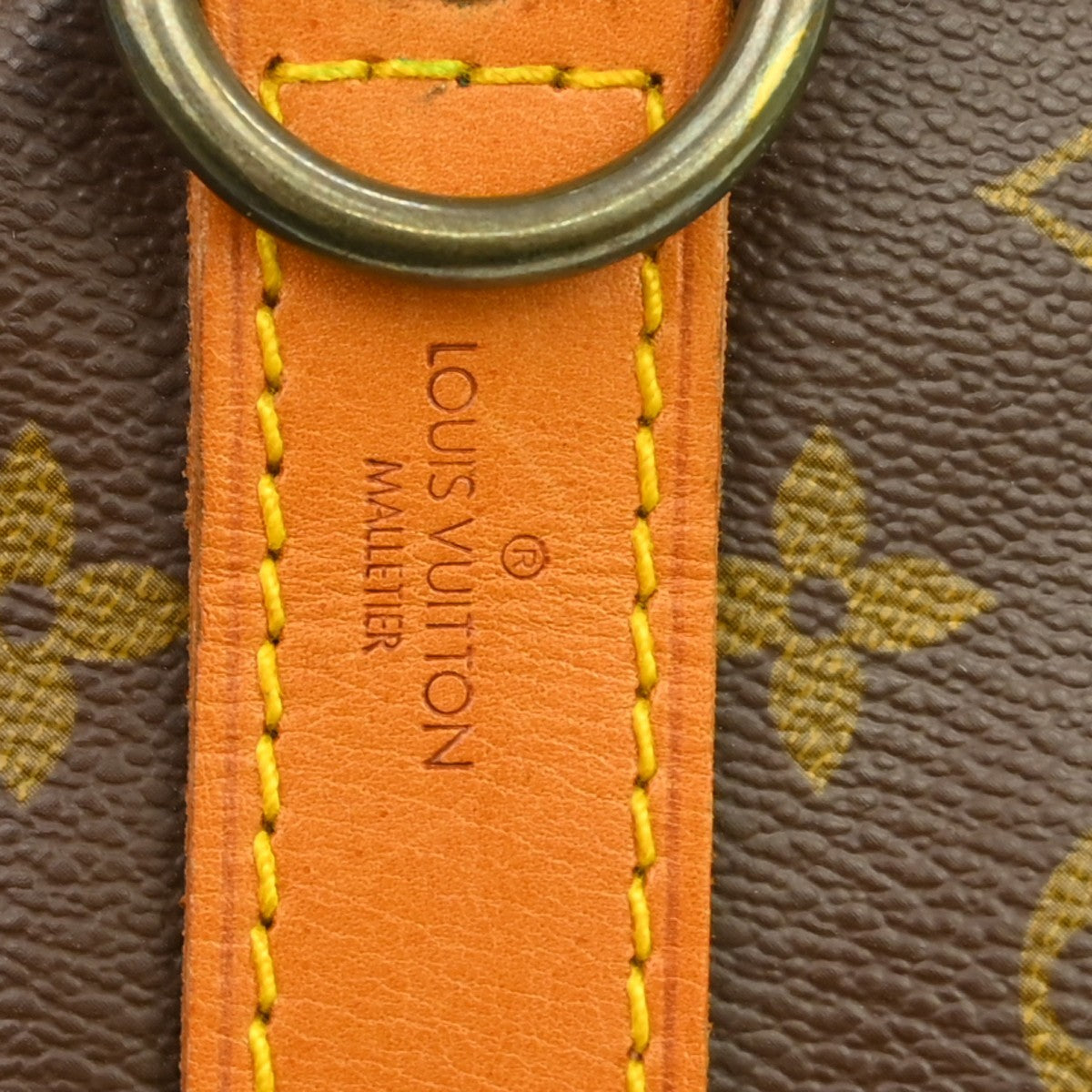 Louis Vuitton Keepall Bandoulière Monogram, Brown, Canvas, Travel Bag