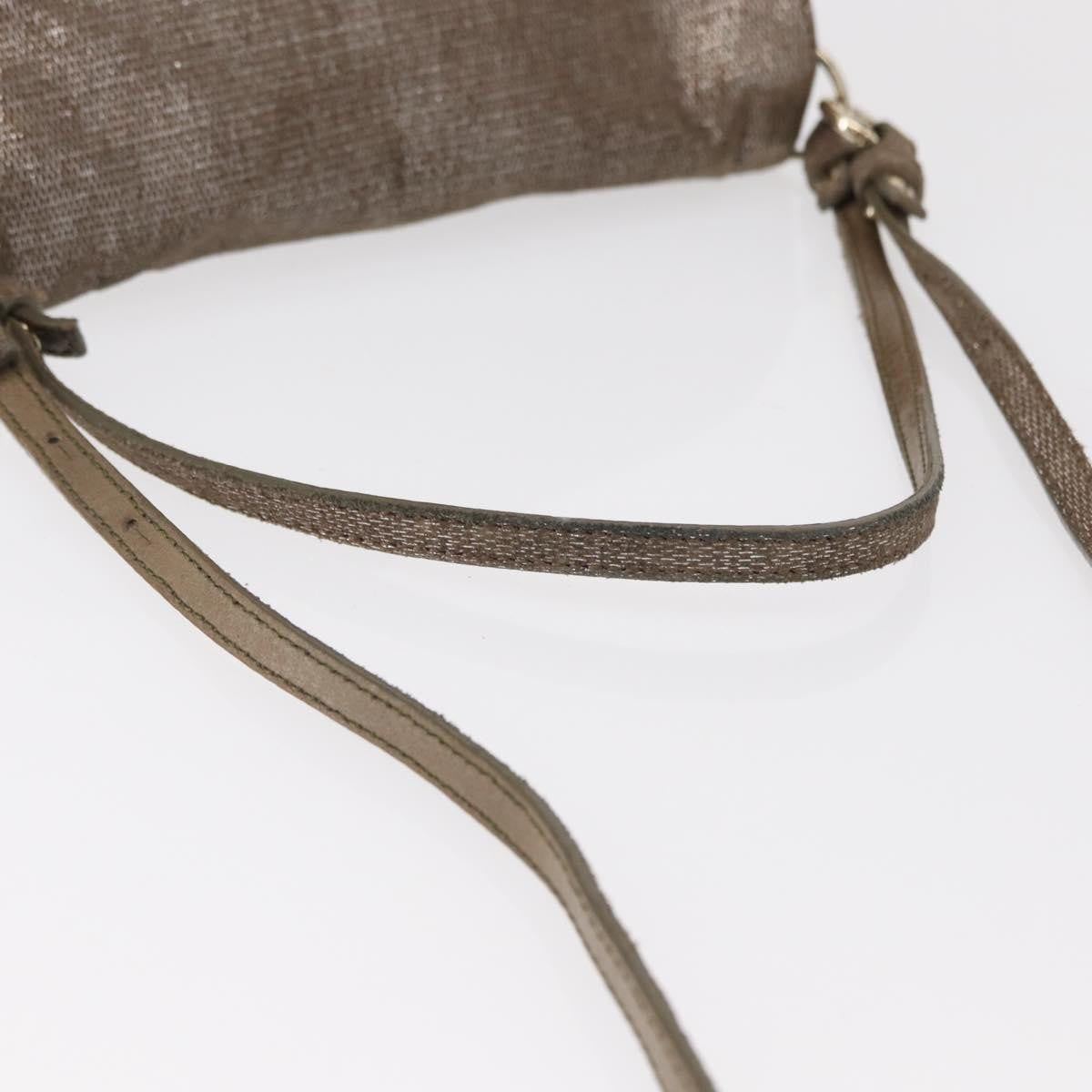 Chloe Lily Canvas, Silver, Canvas, Handbag