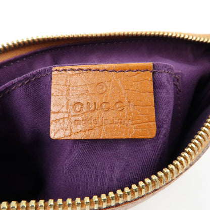 Gucci Zip Wristlet GG Canvas, Beige, Canvas, Clutch