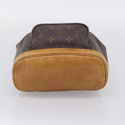 Louis Vuitton Vintage Montsouris Monogram Canvas, Brown, Canvas, Backpack