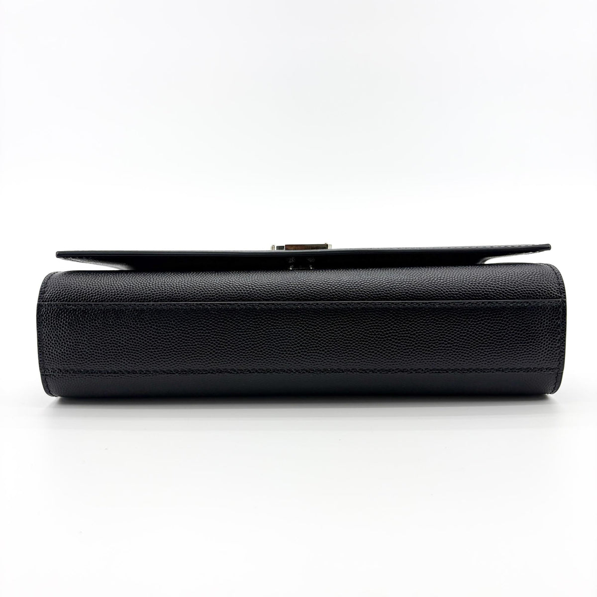Saint Laurent Kate Crystal Embellished Patent, Black, Leather, Crossbody Bag