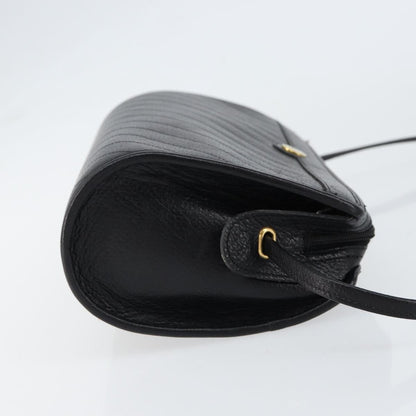 Christian Dior Vintage Leather, Black, Leather, Shoulder Bag