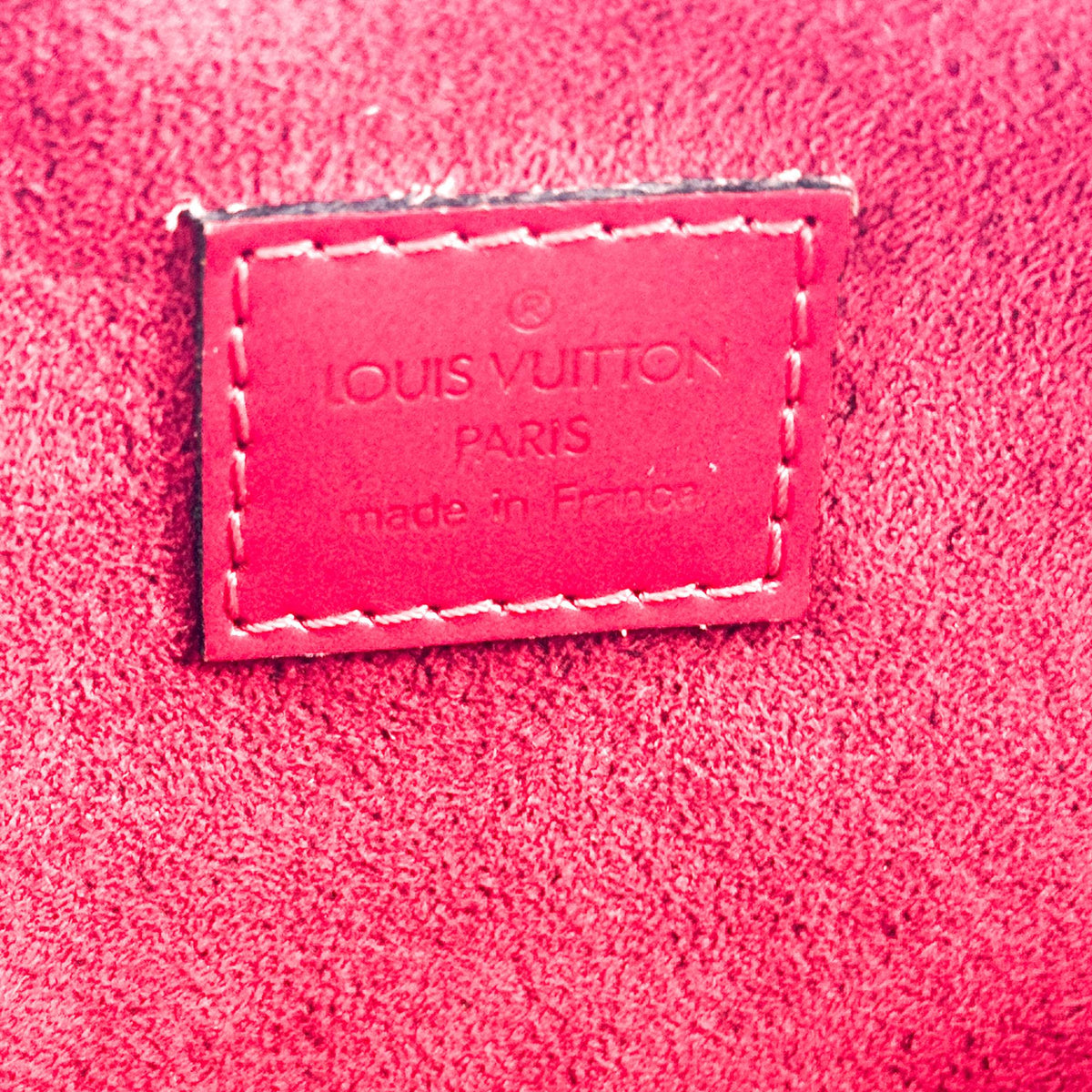 Louis Vuitton Jasmin Epi Leather, Red, Leather, Handbag