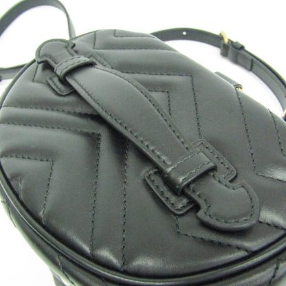 Gucci GG Marmont Vanity Matelasse Leather, Black, Leather, Backpack