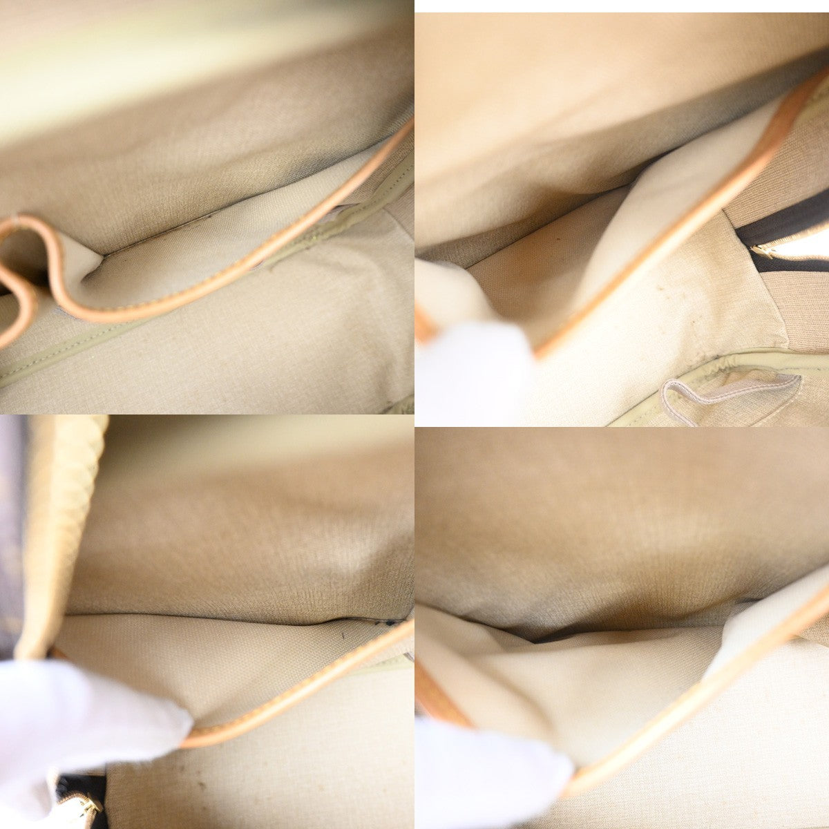 Louis Vuitton Deauville Monogram, Brown, Canvas, Handbag