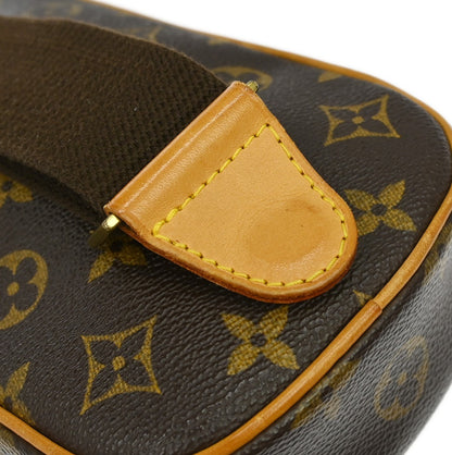 Louis Vuitton Pochette Gange Monogram Canvas, Brown, Canvas, Clutch