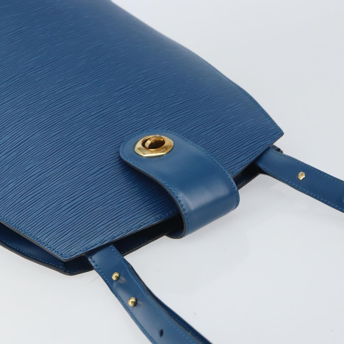 Louis Vuitton Cluny Epi Leather, Blue, Leather, Shoulder Bag