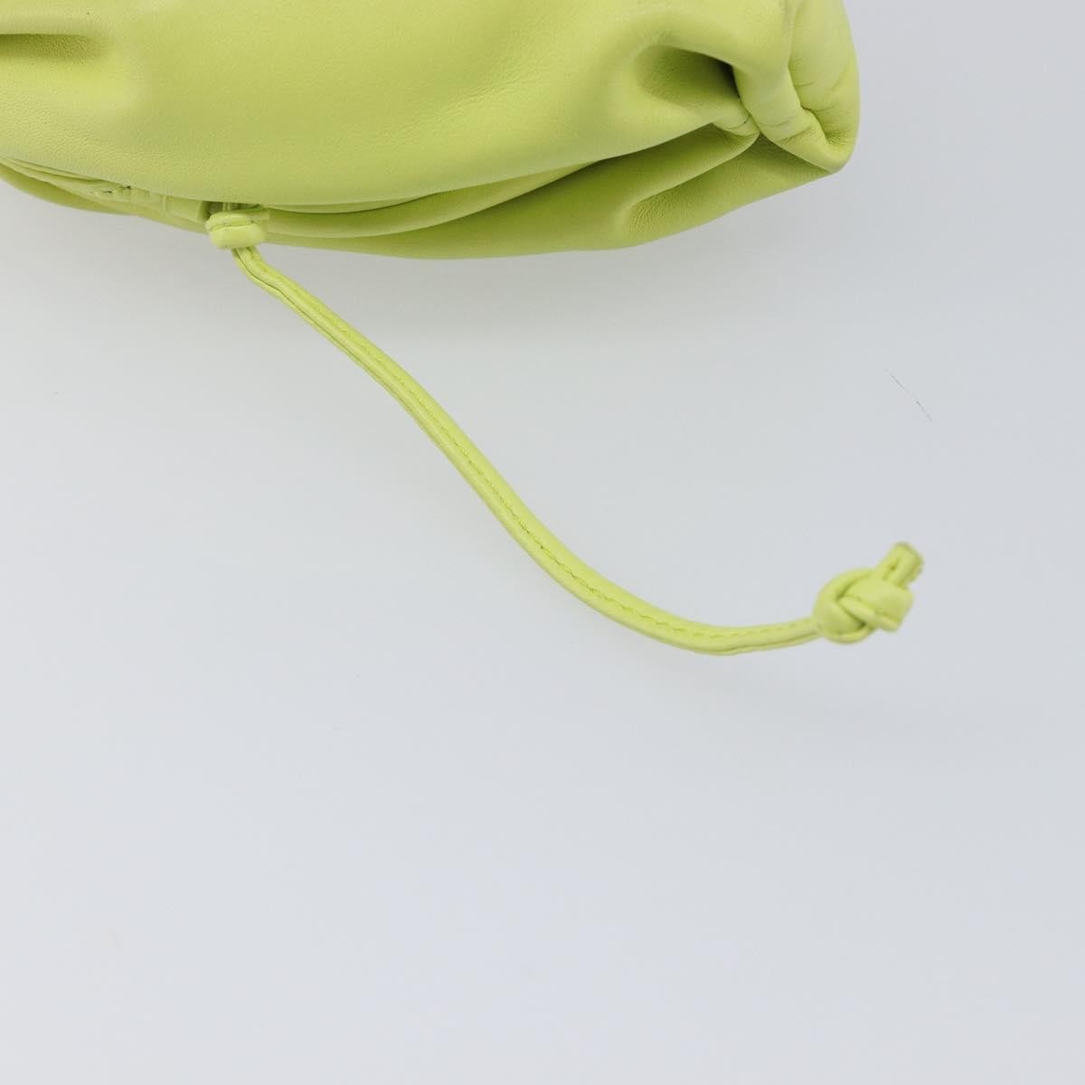 Bottega Veneta The Pouch Coin Purse Leather, Green, Leather, Clutch