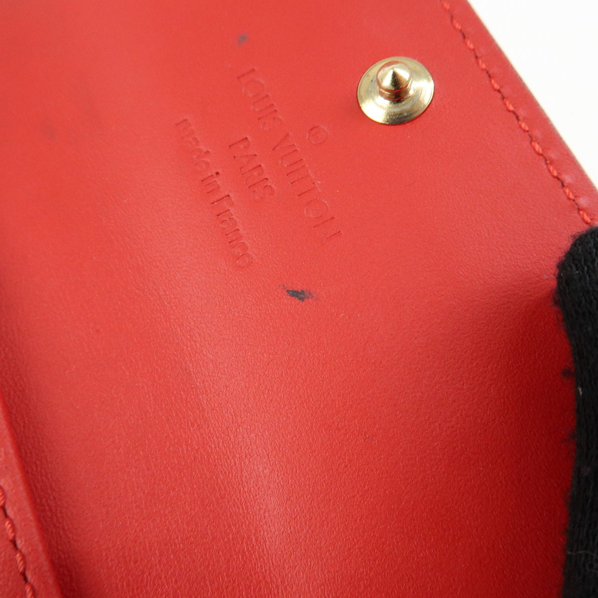 Louis Vuitton Multiclés 4 Cuir verni, Red, Patent Leather, Wallet
