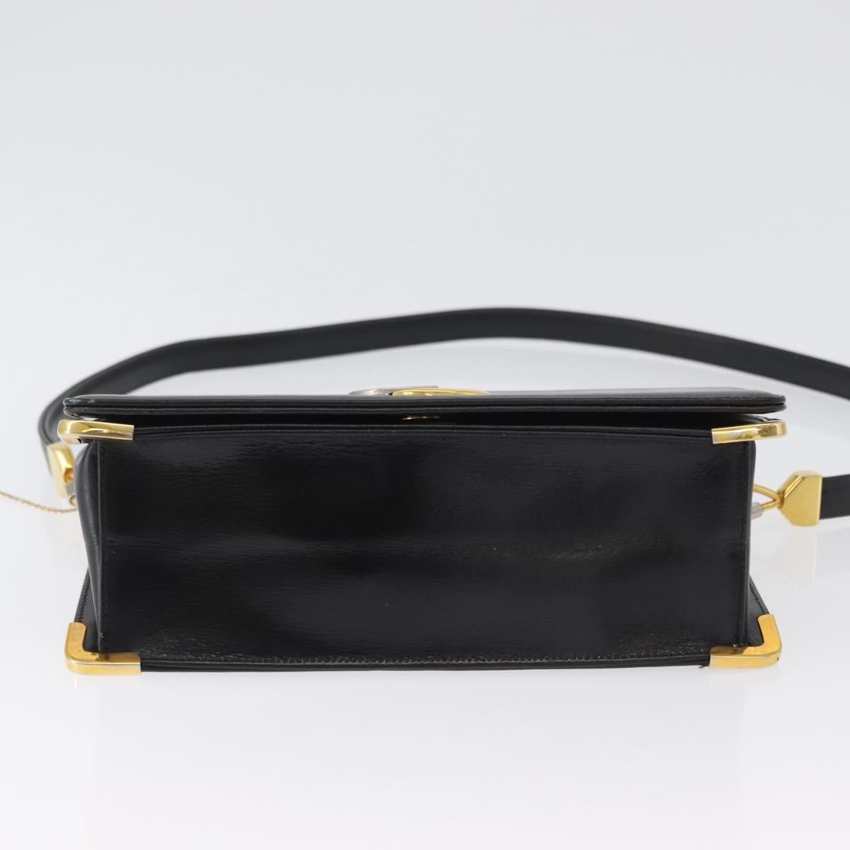 Christian Dior CD Shoulder bag Leather, Black, Calfskin, Shoulder Bag