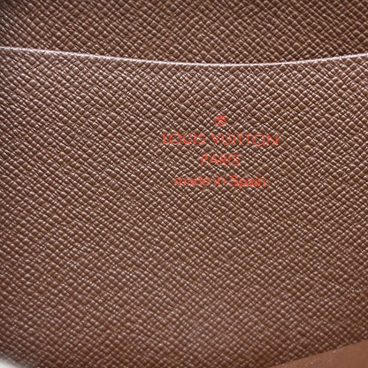 Louis Vuitton Porte-Monnaie Zippy Damier, Brown, Canvas, Wallet