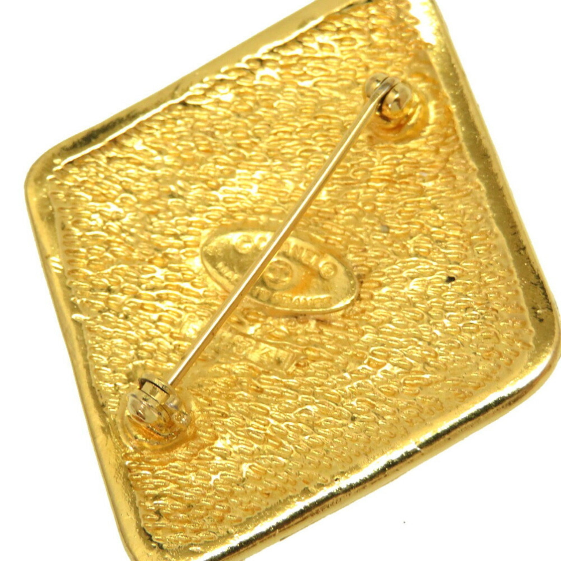 Chanel Coco Mark, Gold, Metal, brooch