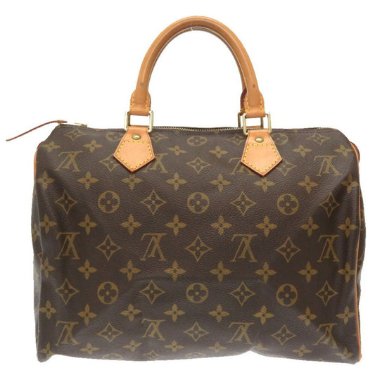 Louis Vuitton Speedy 30, Brown, Canvas, handbag