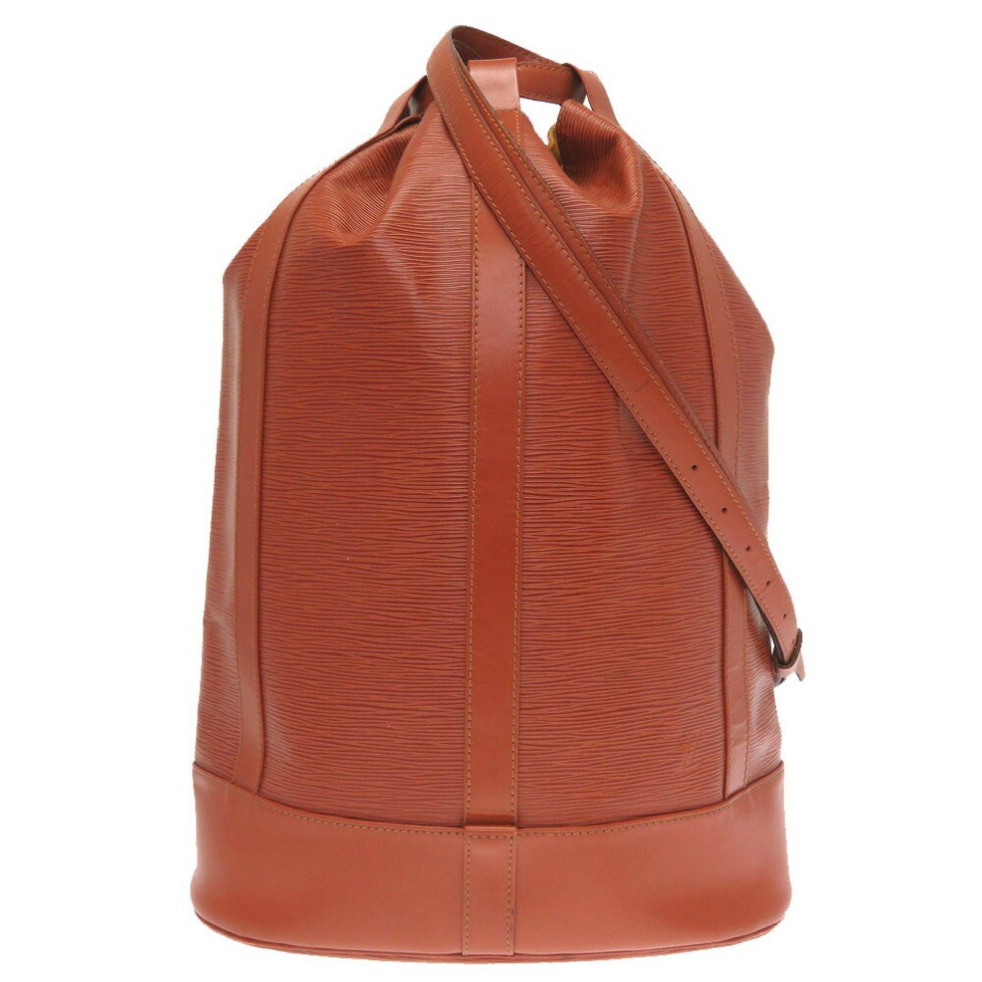 Louis Vuitton Randonnée, Brown, Leather, backpack