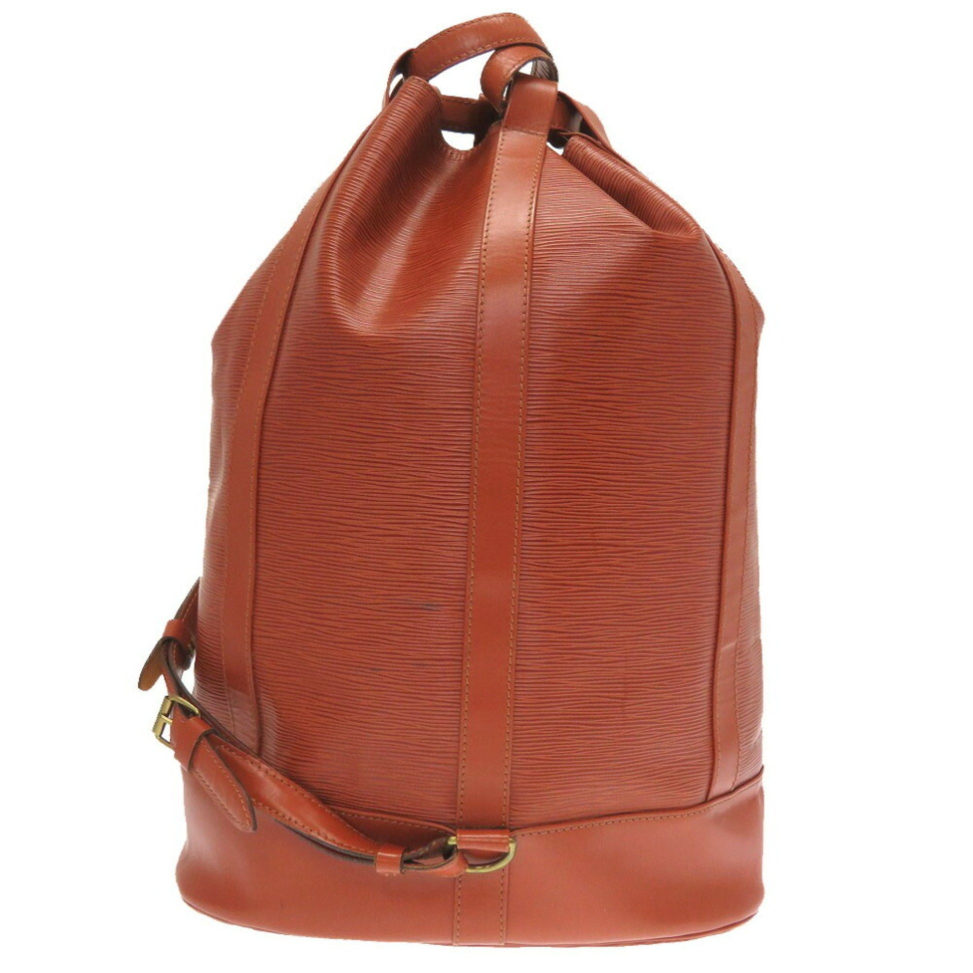 Louis Vuitton Randonnée, Brown, Leather, backpack