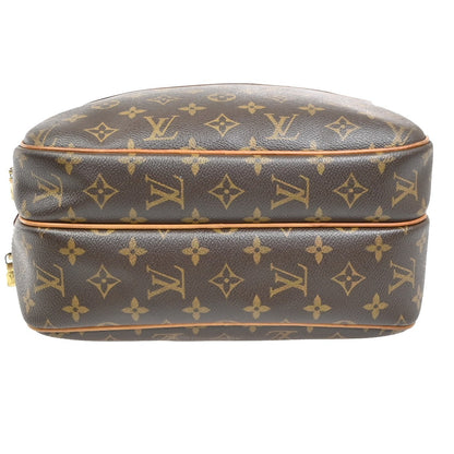 Louis Vuitton Reporter Monogram, Brown, Canvas, Shoulder Bag