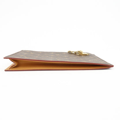 Louis Vuitton Legacy Chain Clutch Monogram Canvas, Brown, Canvas, Clutch