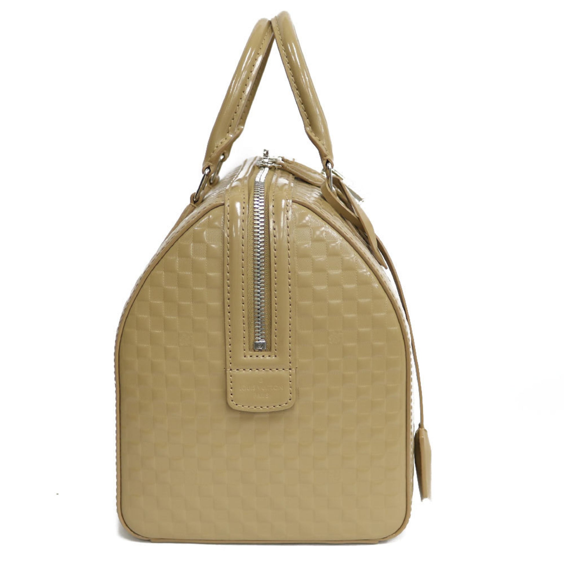 Louis Vuitton Speedy, Beige, Leather, handbag