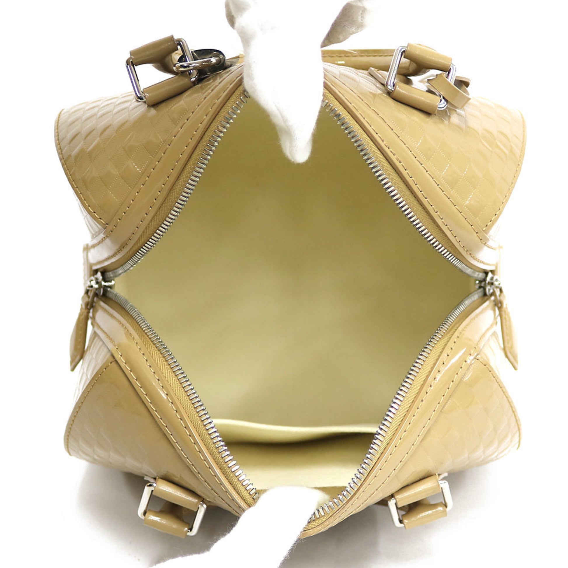 Louis Vuitton Speedy, Beige, Leather, handbag