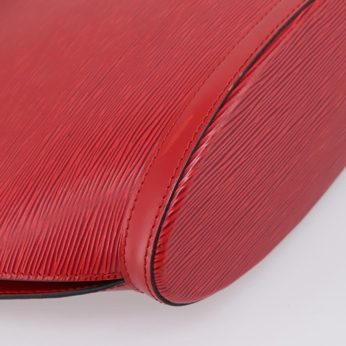 Louis Vuitton Saint Jacques Epi Leather, Red, Leather, Handbag