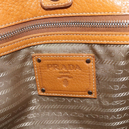 Prada Convertible Shopper Vitello Daino, Brown, Leather, Tote Bag