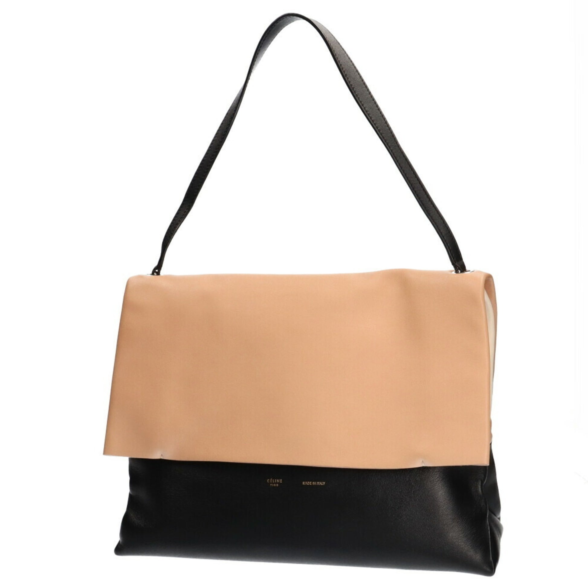 Céline All soft, Beige, Leather, shoulder